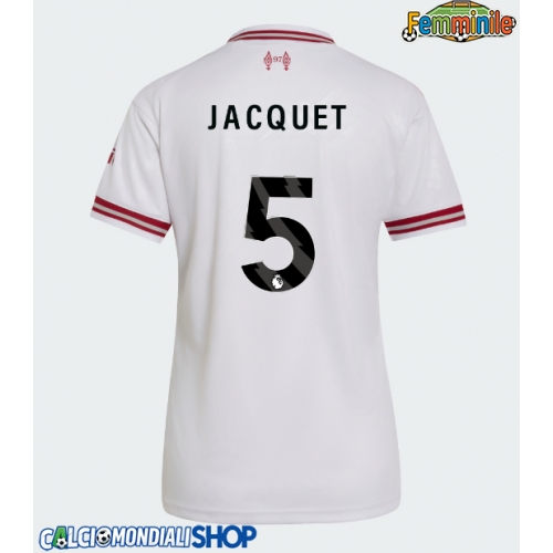 Maglie da calcio Liverpool Jeremy Jacquet #5 Seconda Maglia Femminile 2026-27 Manica Corta